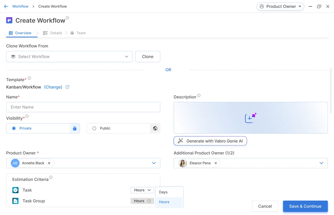 Setting up Workflows