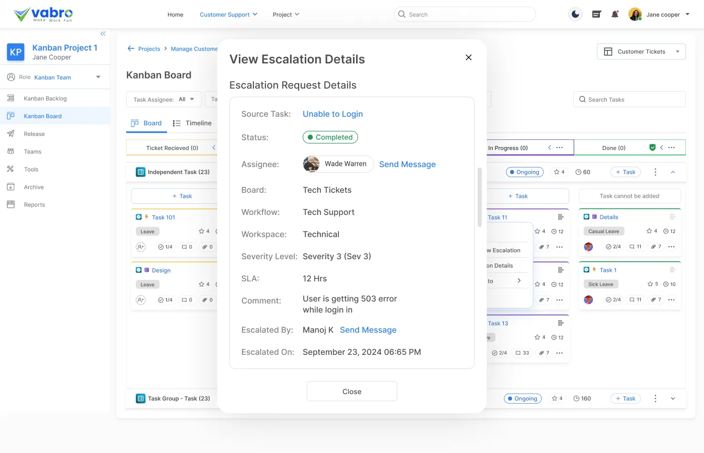 Escalation Review